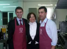 Pavei e Collarin con il Sindaco di Petrosani Tiberiu Jacob Ridzi