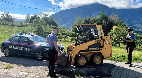 Carabinieri Feltre recupero mezzo