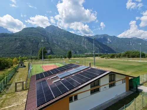 Soverzene campo sportivo loc. Salet