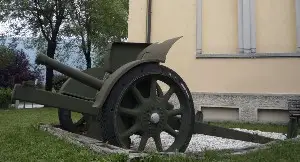 Cannone Déport da 75 mm - Museo Alano di Piave