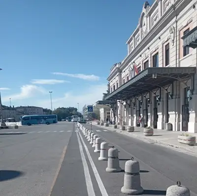 Piazzale stazione a Belluno