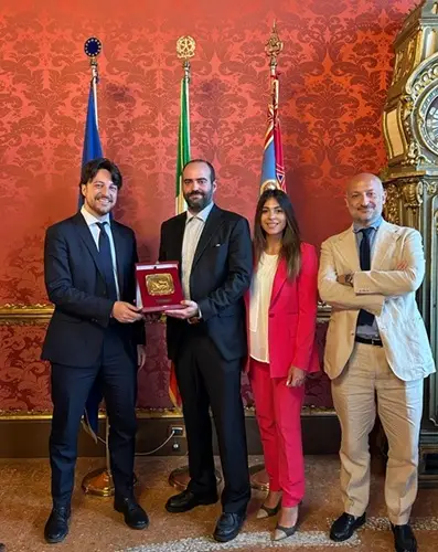 Francesco Sossai premiato in Regione