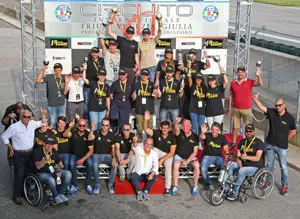 Podio allargato rally leggera