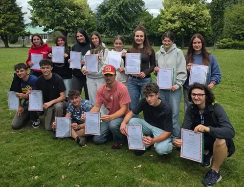 studenti del Centro Consorzi a Dublino