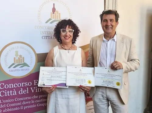 Premiazioni Concorso Città del Vino Podere Aurin Fonzaso