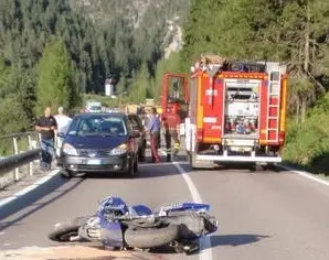 incidente moto presenaio