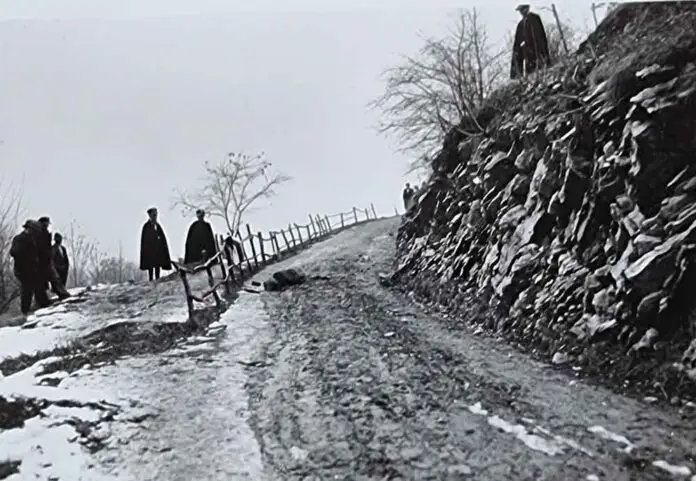 strada ritrovamento Emma 1933_edited 1933 Sant'Antonio Tortal, Il luogo del delitto (atti processuali Archivio di Stato di Venezia)