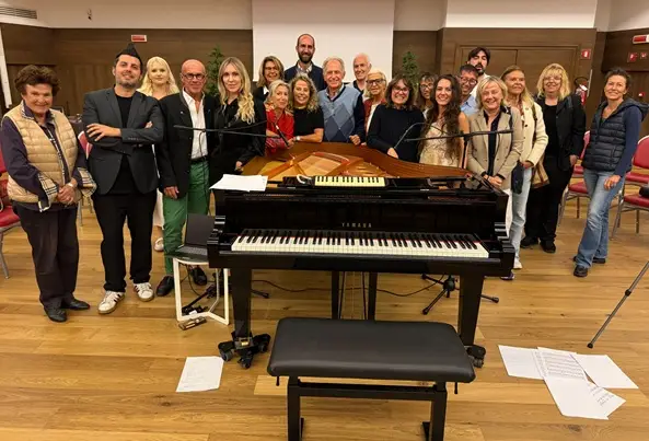 Fiamma Velo e Christian DeLord al Grand Hotel Savoia Cortina