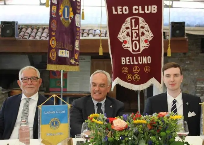 past Governatore Ghaleb Ghanam, Pres. Alessandro Toscano, Pres.Leo Lorenzo Ianiro Lions Club