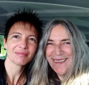 Tatiana Pais Becher con Patty Smith