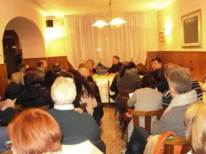 Bruna Graziani al mese del libro con pubblico leggera