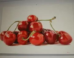 Carol Botto quadro iperrealista leggera