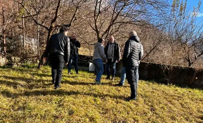 sopralluogo in Alpago della Provincia per frane