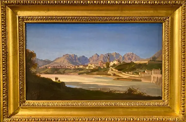 Veduta di Belluno Ippolito Caffi