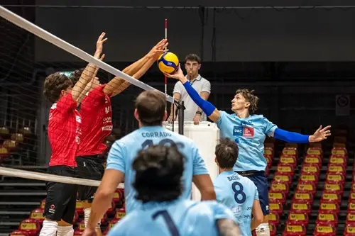 Belluno Volley: Baldi_sotto_rete