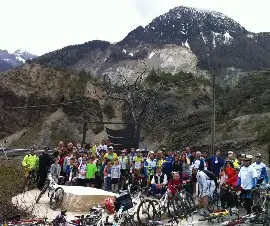 cicloturistica sul vajont.. pedalando
