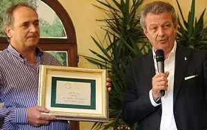 Il direttore di Lattebusche Antonio Bortoli e il casaro Dimitri Biasuz