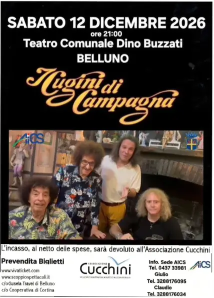 Cugini di Campagna a Belluno dic 2026