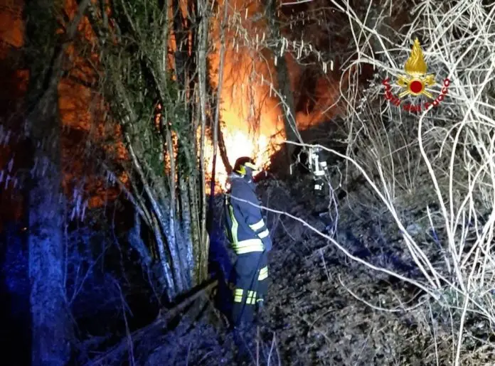 incendio boschivo