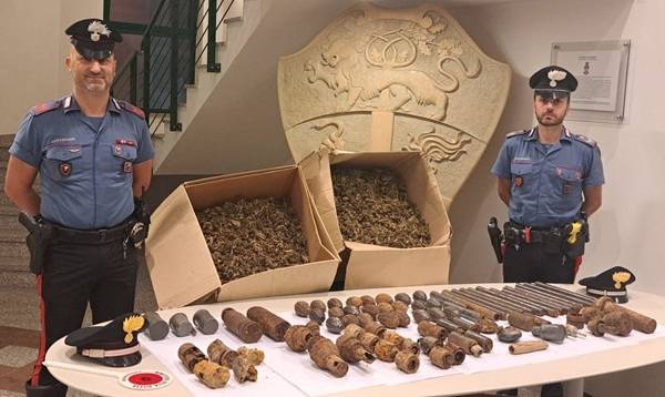 Feltre, residuati bellici e droga in garage: un arresto dei Carabinieri