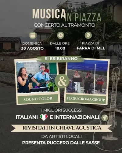 musica in piazza a Farra di mel