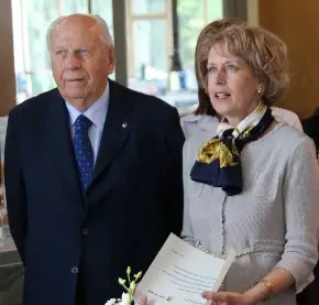 Luciano Dal Pont con la figlia Annalisa