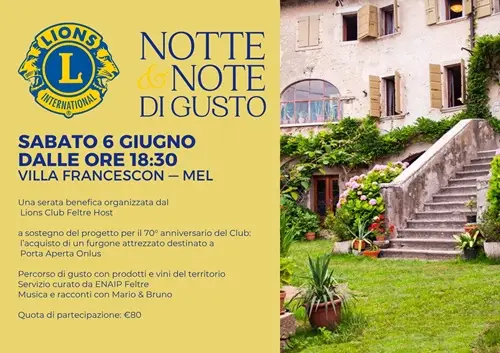 Notte e note di gusto
