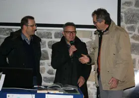 da sx Bortoluzzi, Golo e Francesco Azzalini leggera