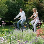 passeggiata romantica bicicletta leggera