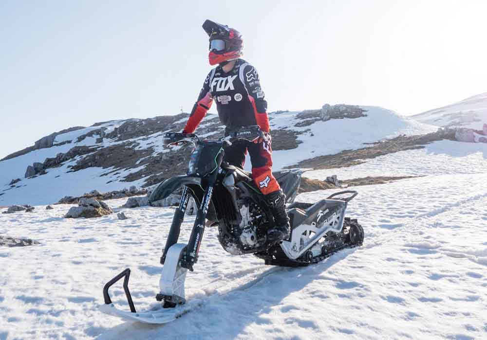 Snow bike spring break 2021 in Nevegal di Alvaro Dal Farra