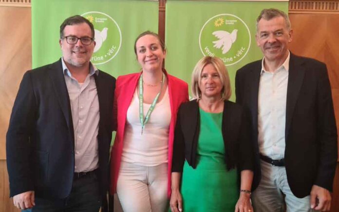 Felix von Wohlgemuth – Co-Portavoce der Verdi Grüne Vërc Georg Willi – Sindaco Innsbruck – (Grüne) Aurora Floridia – Senatrice (Europa Verde) Cristina Guarda – Consigliera regionale Veneto (Europa Verde)