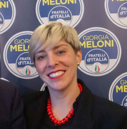 già vicepresidente della Provincia e coordinatrice provinciale Fratelli d'Italia