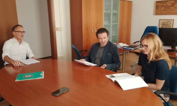 incontro provincia Vanessa De Francesch e Provveditorato Massimiliano Salvador