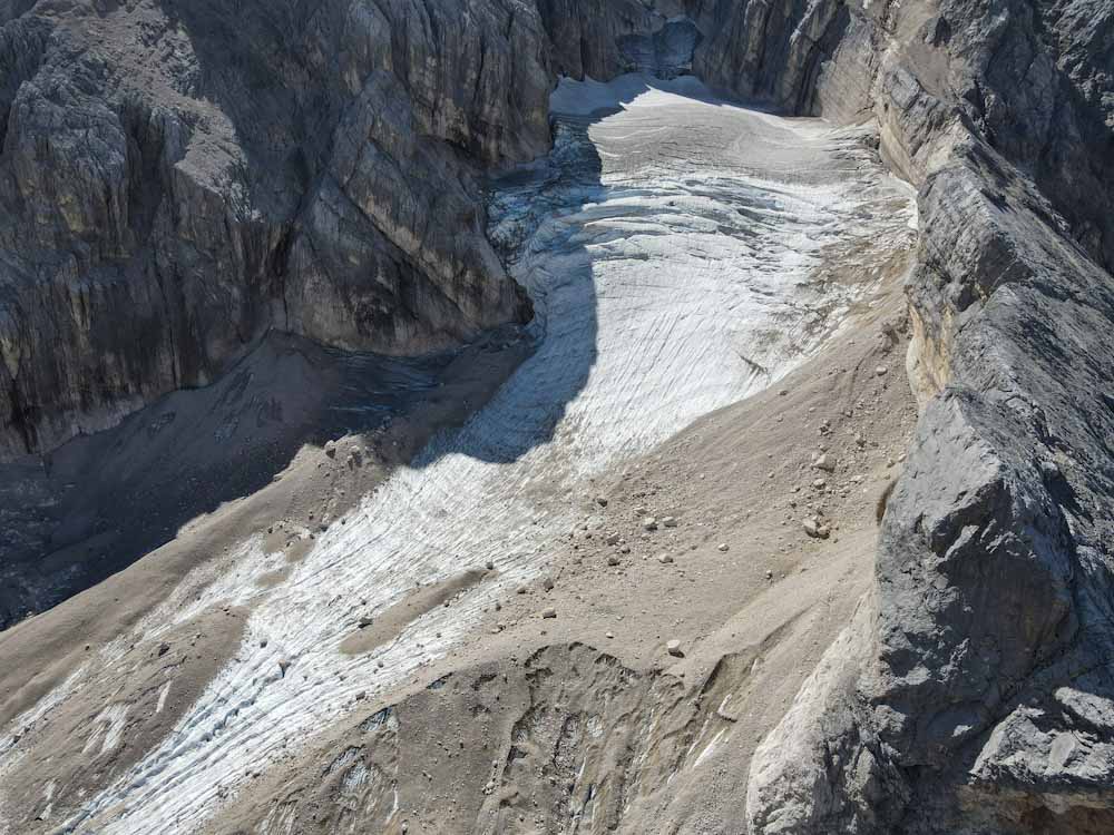 I ghiacciai delle Dolomiti stanno scomparendo