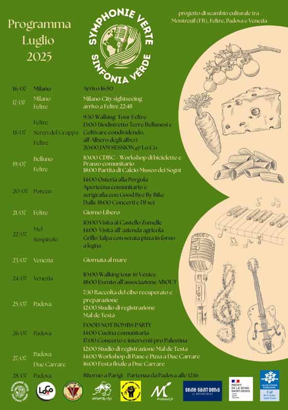 Sinfonia Verde: un ponte culturale tra Feltre e Montreuil nel segno della sostenibilità e della musica