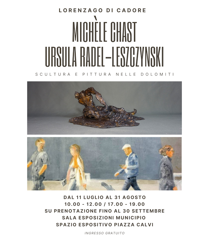 Mostra internazionale di scultura e pittura a Lorenzago di Cadore. Venerdì il taglio del nastro