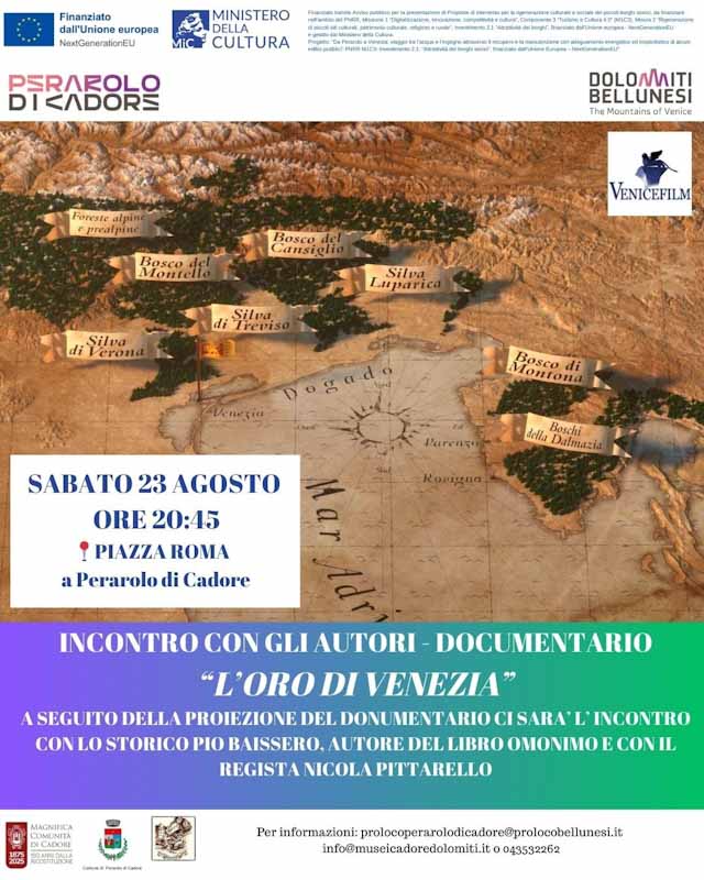 L’oro di Venezia in Cadore: un documentario svela il legame tra la Serenissima e i suoi boschi