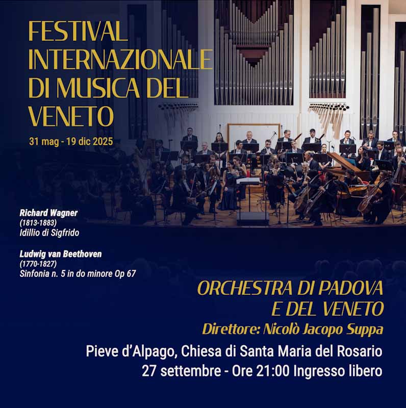L’Orchestra di Padova e del Veneto porta Wagner e Beethoven in Alpago