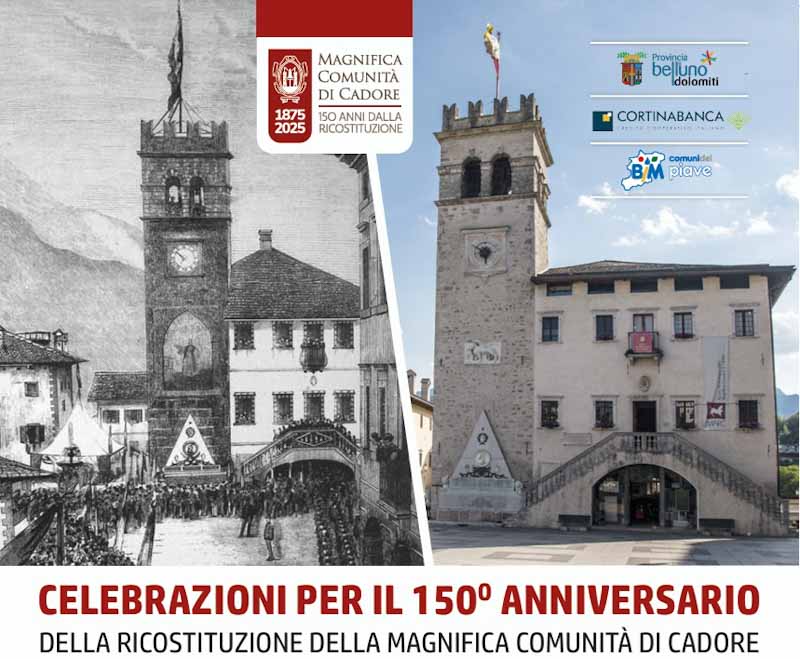 Sabato le celebrazioni a Forte Ricco per i 150 anni della Magnifica Comunità di Cadore