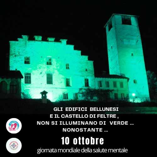 Feltre. Luci spente sulla salute mentale: la protesta del Comitato