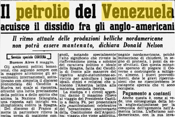 Il petrolio del Venezuela, una storia che parte da lontano. Il braccio di ferro anglo-americano