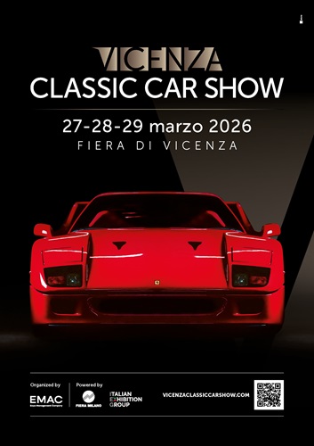 Vicenza Classic Car Show 2026 accende i motori: dal 27 al 29 marzo torna il salone dell’auto classica e sportiva