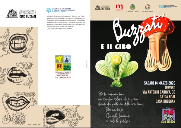 Buzzati, il gusto del “Miracolo”: sabato a Treviso un viaggio tra letteratura ed enogastronomia