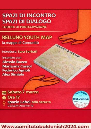 Belluno vista dai giovani: sabato a Baldenich la presentazione della “Youth Map”